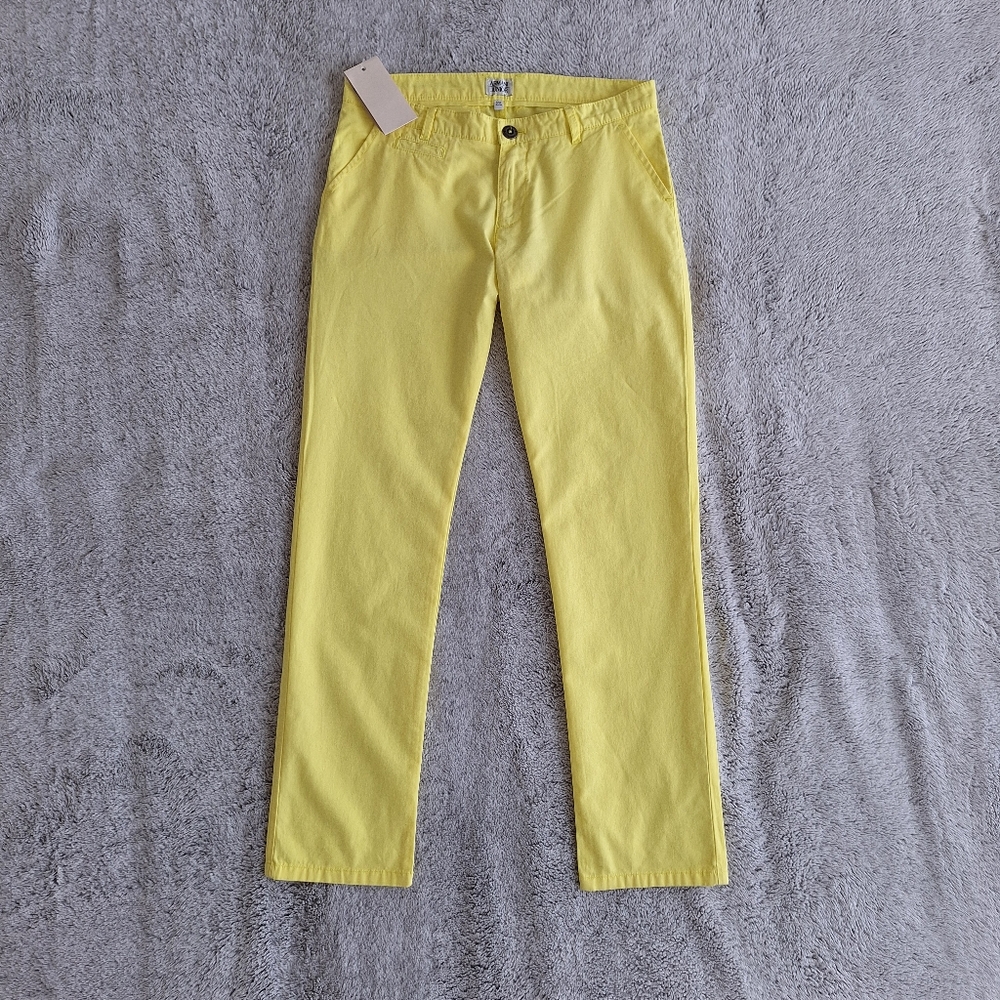 NWT Armani Junior Yellow Chinos | Kids 12